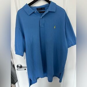 Polo Ralph Lauren Blue Polo Shirt Classic Design- 2XL TALL
